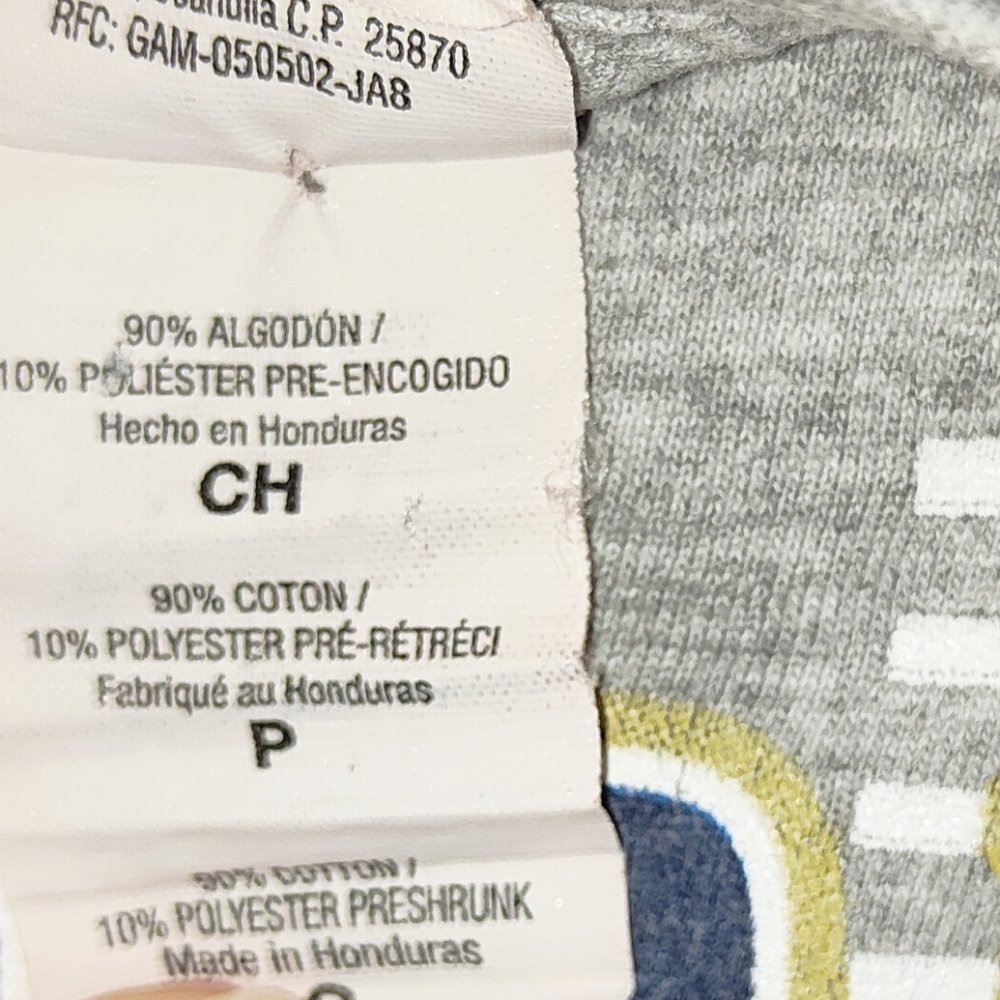 Gildan Pittsburgh Panthers Football T-Shirt Grey Size S Graphic Print - Picture 6 of 7